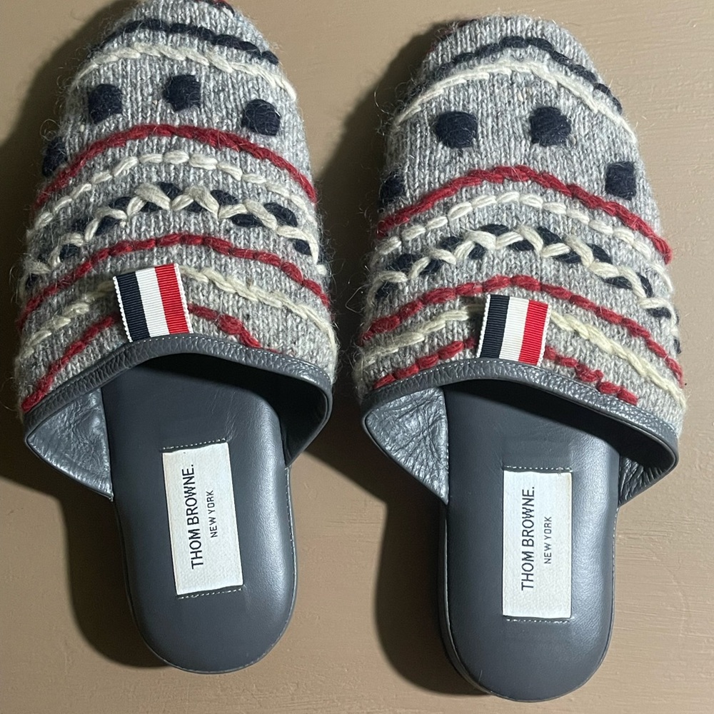 Thom browne ‘21 Christmas mule slides